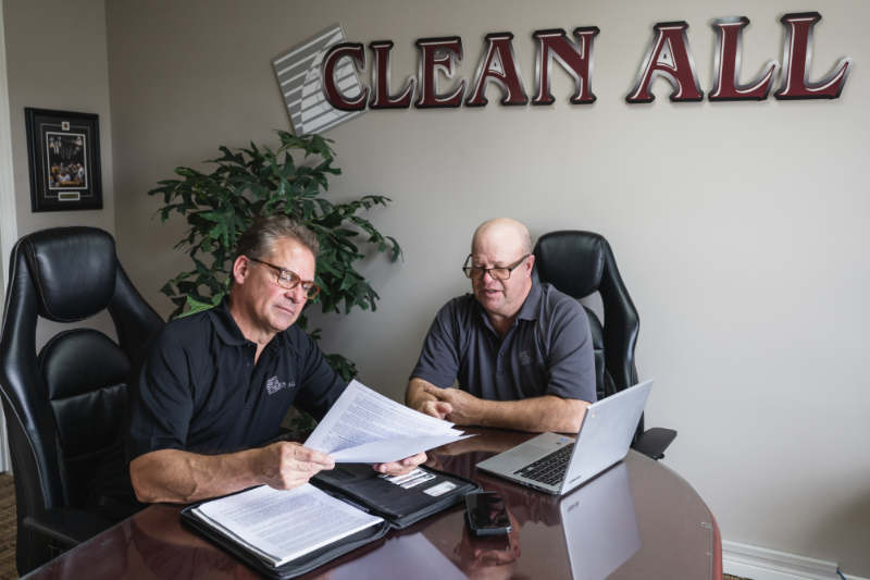 Jean Cardinal & Alain Vachon - Owners of Clean All